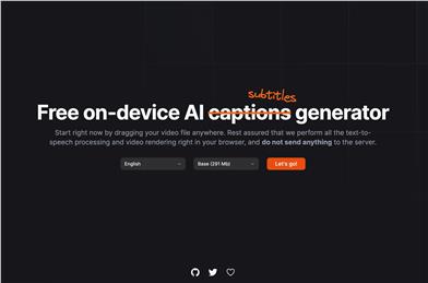 Free On-Device AI Caption and Subtitle Generator