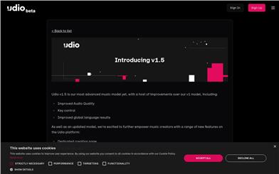 Udio v1.5