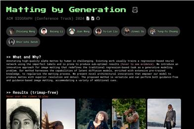 Matting by Generation