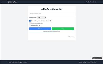 Url to Text Converter
