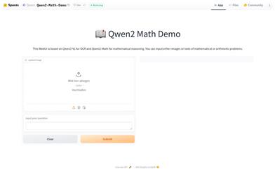 Qwen Math Demo