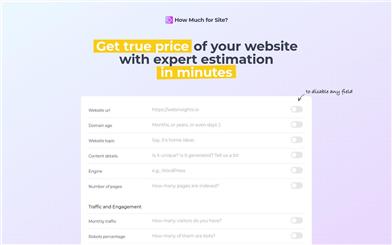 How Much for Site?