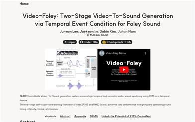 Video-Foley