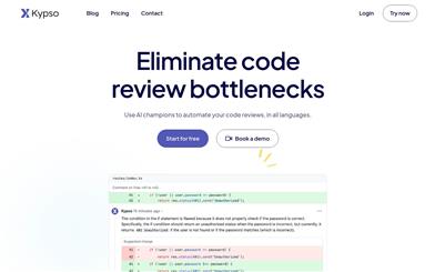 Kypso for Code Reviews