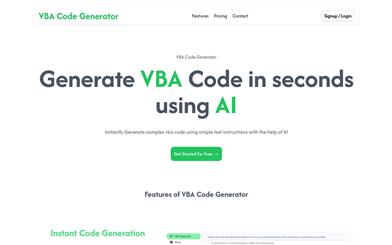 VBA Code Generator
