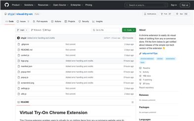 Visual Try-On Chrome Extension