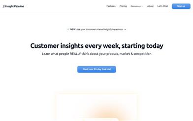 Insight Pipeline