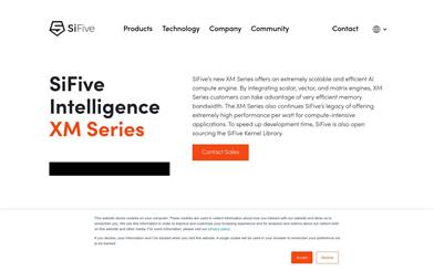 SiFive Intelligence XM Series