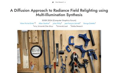 A Diffusion Approach to Radiance Field Relighting using Multi-Illumination Synthesis