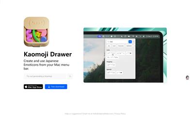 Kaomoji Drawer