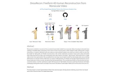 DressRecon