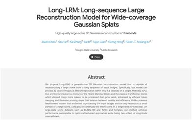 Long-LRM
