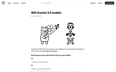 IBM Granite 3.0 models