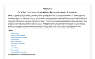 MaskGCT