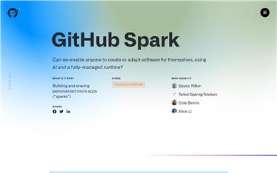 GitHub Spark