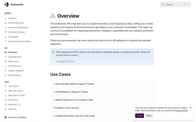 Dashworks Answer API