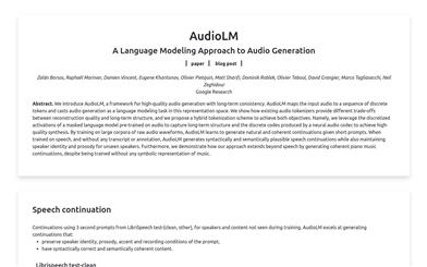 AudioLM