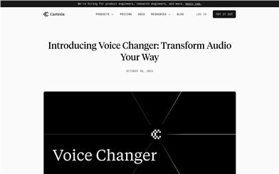 Cartesia Voice Changer