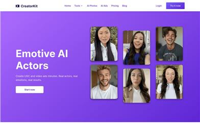 Emotive AI Actors by CreatorKit