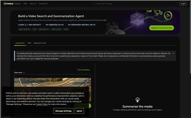 NVIDIA Video Search and Summarization