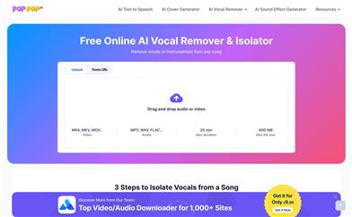 PopPop AI Vocal Remover