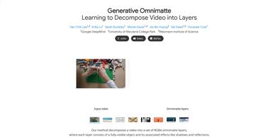 Generative Omnimatte
