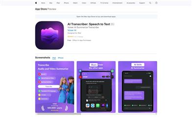 Voiser AI AI Transcriber