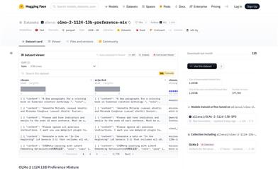 OLMo 2 1124 13B Preference Mixture