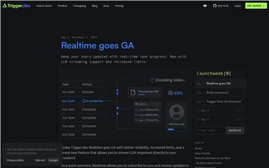Trigger.dev Realtime