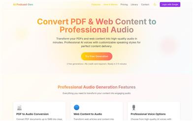 AI Podcast Generator