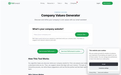 Company Values Generator