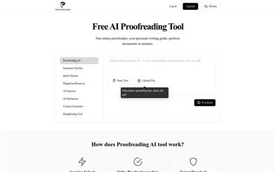 Proofreading AI