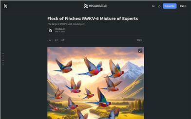 RWKV-6 Mixture of Experts