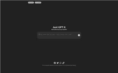 Just GPT It