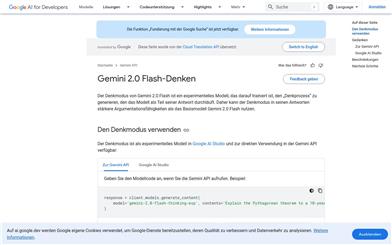 Gemini 2.0 Flash Thinking