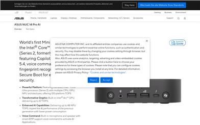 ASUS NUC 14 Pro AI