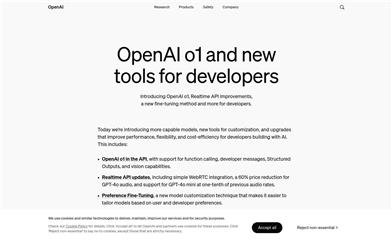OpenAI o1 API