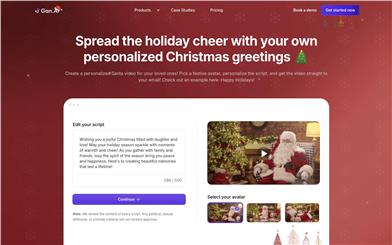 Text to Santa Videos by Gan.AI