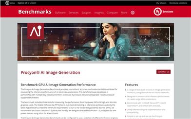 Procyon AI Image Generation Benchmark