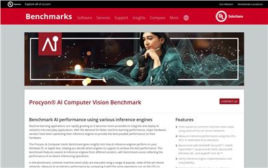 Procyon AI Computer Vision Benchmark