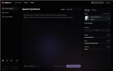 Hailuo AI Audio