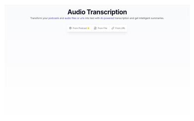 Audio Transcription