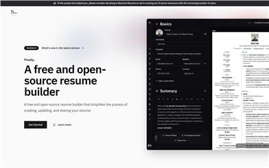 Reactive Resume