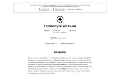人類最後の試験 (Humanity's Last Exam)