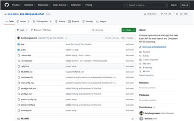 Exa & Deepseek Chat App
