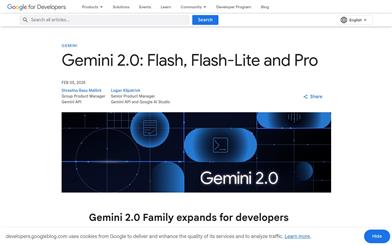 Gemini 2.0 Family