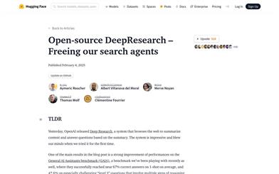 Open-source DeepResearch