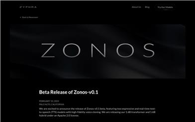 Zonos-v0.1