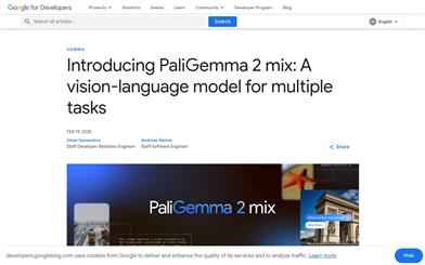 PaliGemma 2 mix