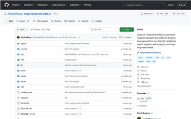 Deep Research Web UI